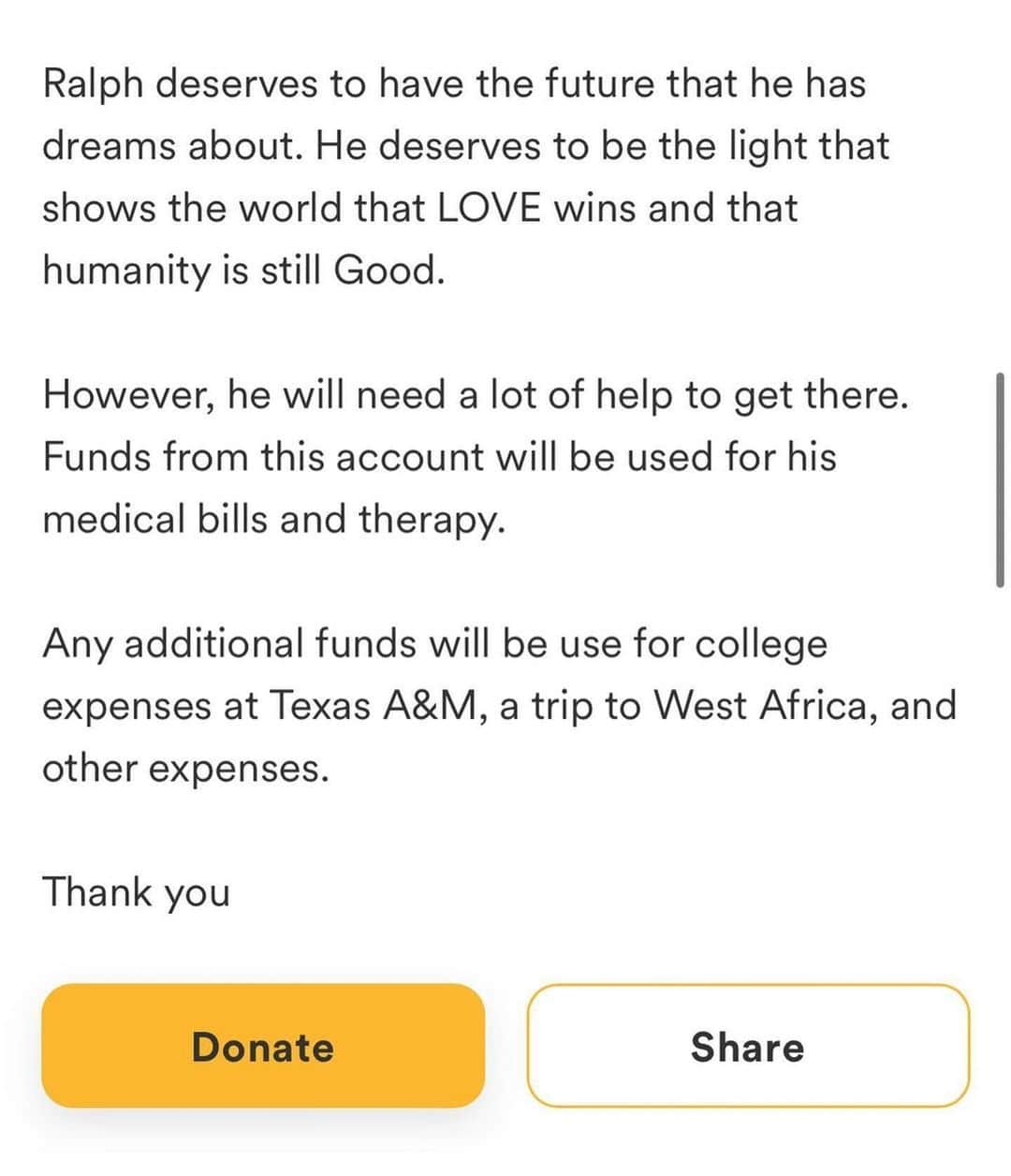 ベス・ベアーズさんのインスタグラム写真 - (ベス・ベアーズInstagram)「Please give what you can to support this child’s recovery. This story is too heartbreaking for words. And disgustingly too common.   Link in stories. Thank you @halleyfeiffer for this info.   #BLACKLIVESMATTER #RalphYarl」4月18日 0時36分 - bethbehrs