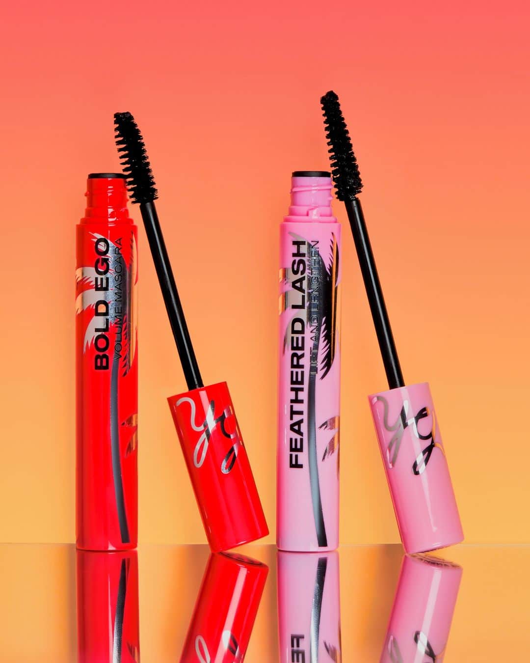 BH Cosmeticsのインスタグラム：「JUST DROPPED: The most mesmerizing Mascara line up you've ever seen! 🤩👀 Tailored to all your far-reaching, high-lifting, and mega-volumizing lash dreams 💭⁣ 💗 Feather Lash: Lifts, curls, defines, and lengthens lashes from root to tip​⁣ ❤️ Bold Ego Mega Volume: Maximum volume and instant fullness for a salon finish that lasts​⁣ ⁣ ✨ Weightless, fast-drying, ultra black formula​⁣ ✨ Lasting smudge-proof, flake-proof, fallout-proof results for all day wear​⁣ ✨ Vegan. Cruelty-Free. Clean Ingredients.​⁣ ⁣ #bhcosmetics」
