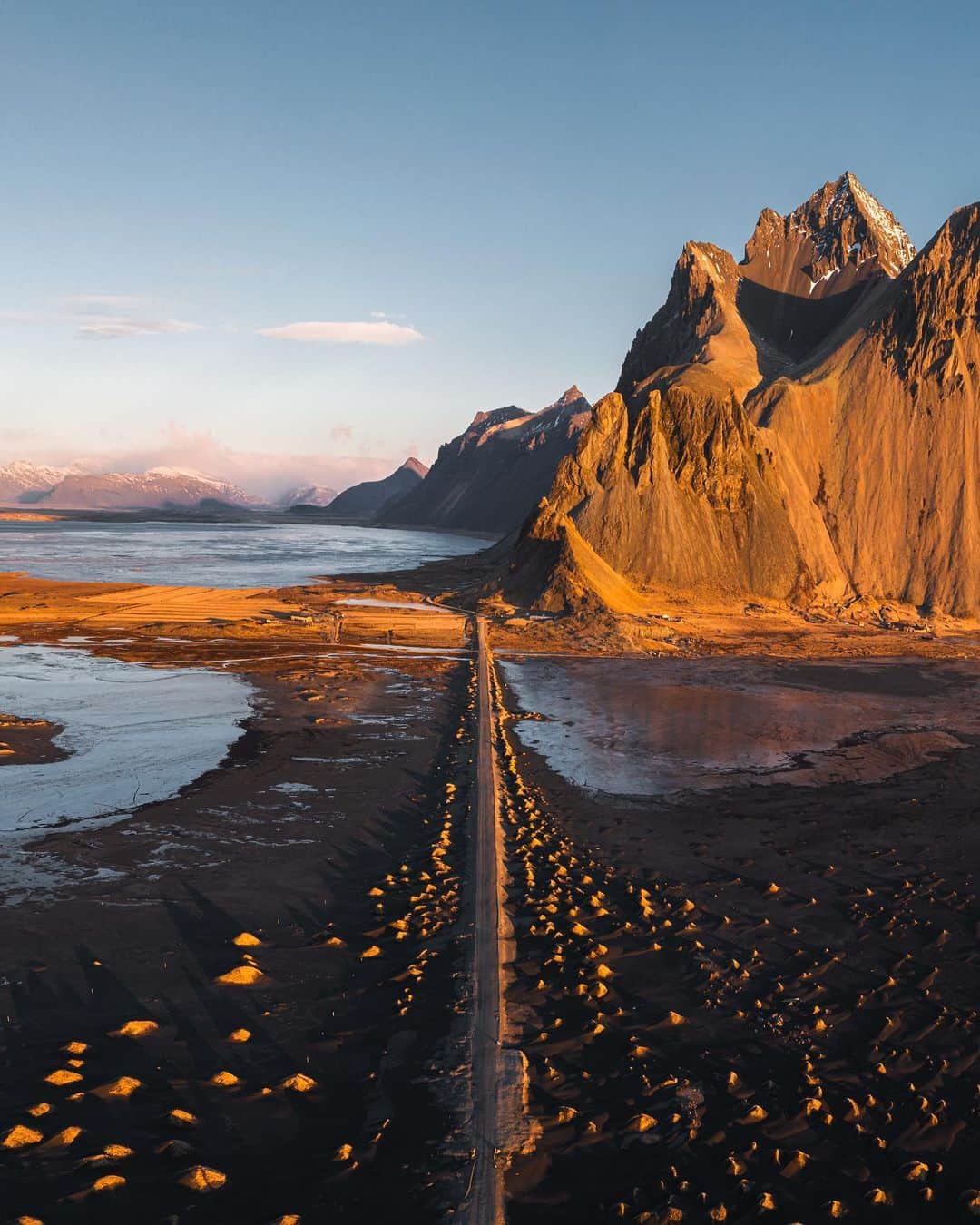 PolarProのインスタグラム：「Pick a path and follow it, don’t stop till you get where you want to be!   Are you on the path you want to be?   Using @polarpro ND4   #iceland #visiticeland #easticeland #icelandroadtrip #discovericeland #vestrahorn #wheniniceland #guidetoiceland #icelandicnature #igersiceland」