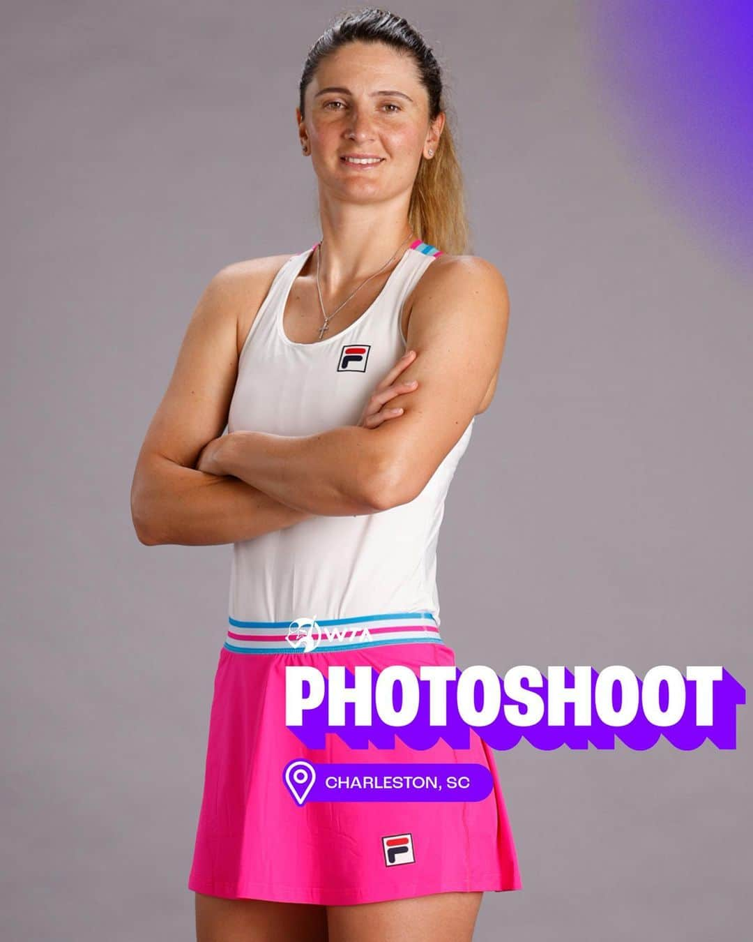 WTA（女子テニス協会）さんのインスタグラム写真 - (WTA（女子テニス協会）Instagram)「Close up ready 🤳  More pics from our Charleston photoshoot 📸」4月18日 1時23分 - wta