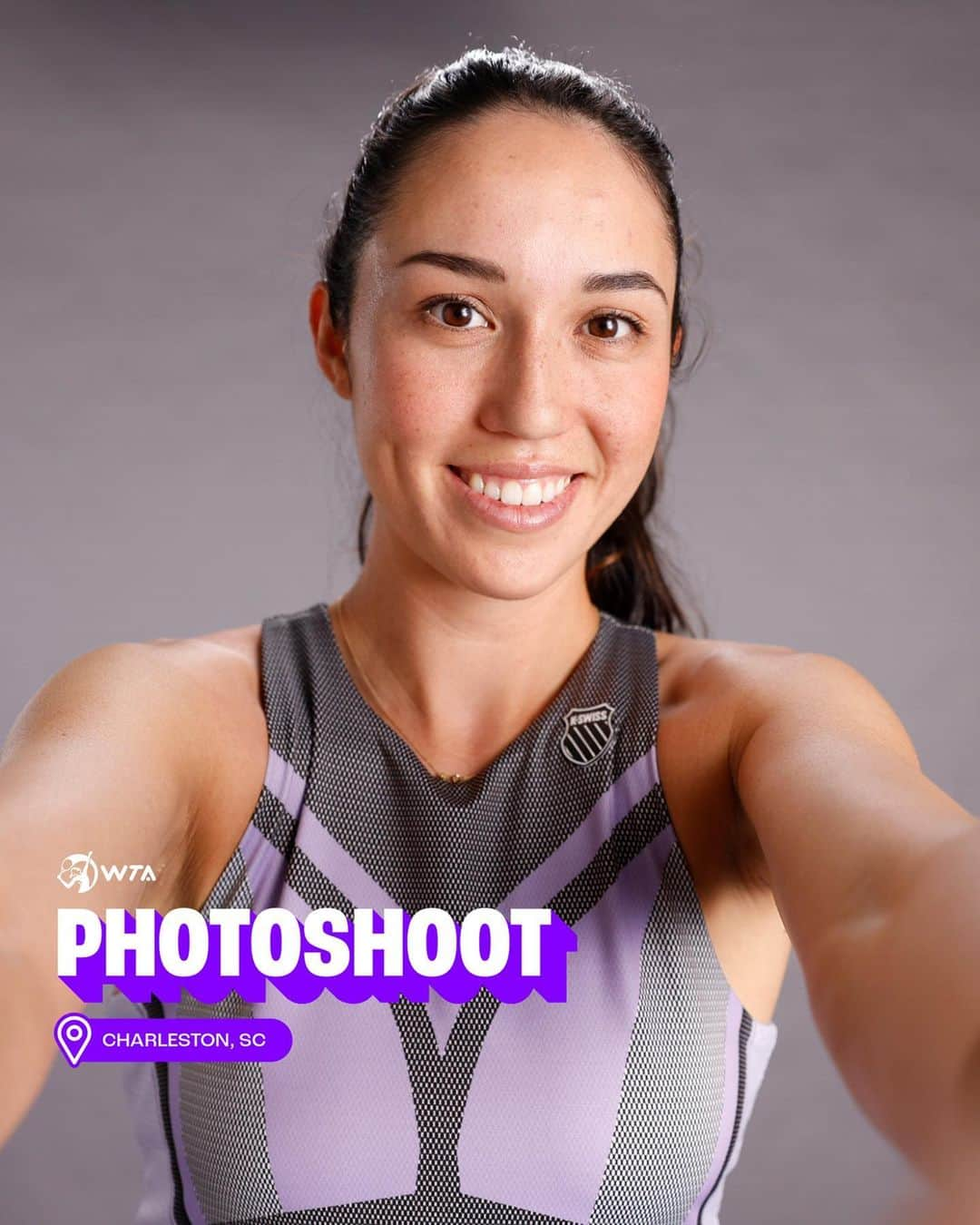 WTA（女子テニス協会）さんのインスタグラム写真 - (WTA（女子テニス協会）Instagram)「Close up ready 🤳  More pics from our Charleston photoshoot 📸」4月18日 1時23分 - wta