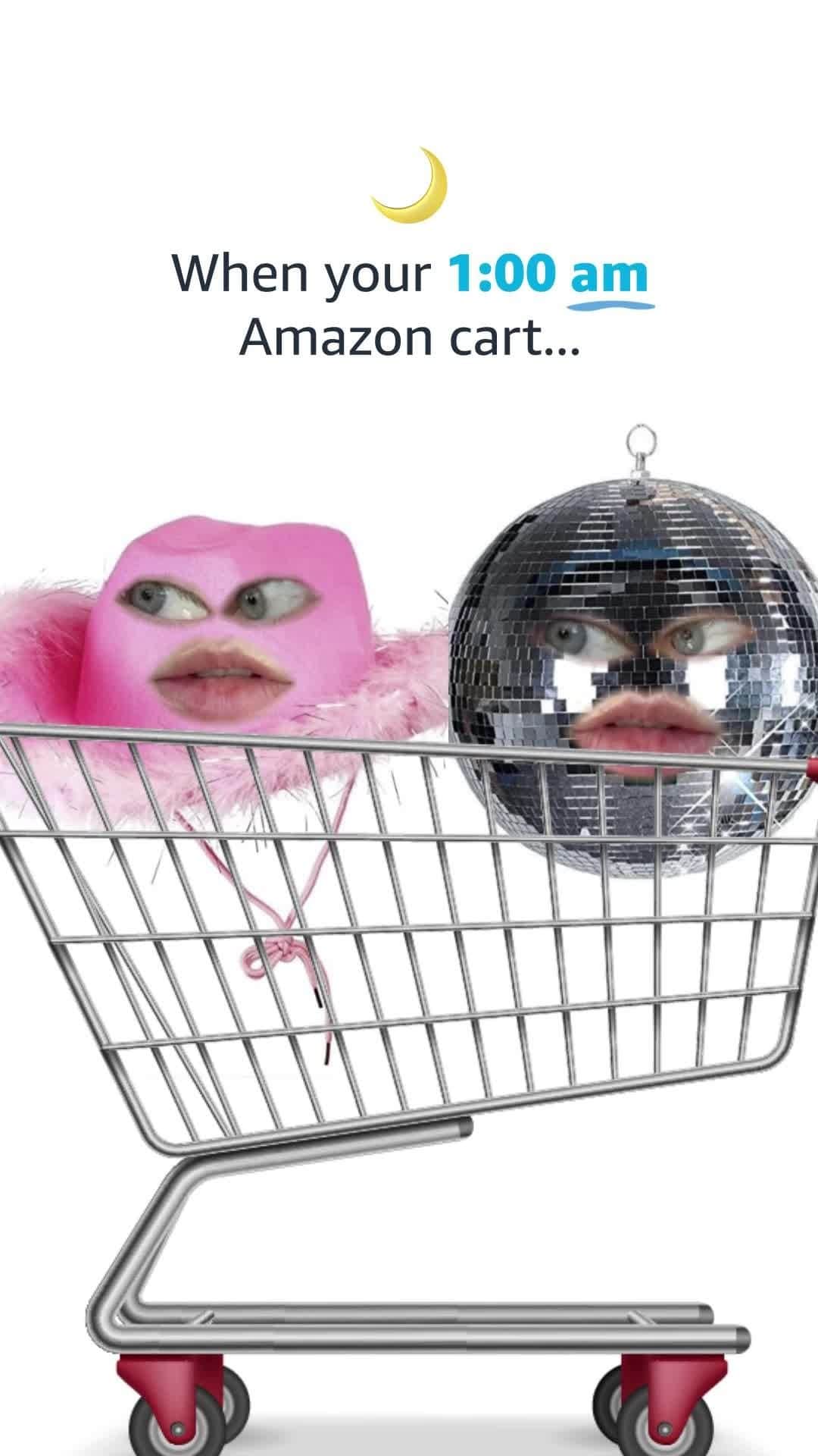 Amazonのインスタグラム：「You’re not you after midnight. 😉🛒」