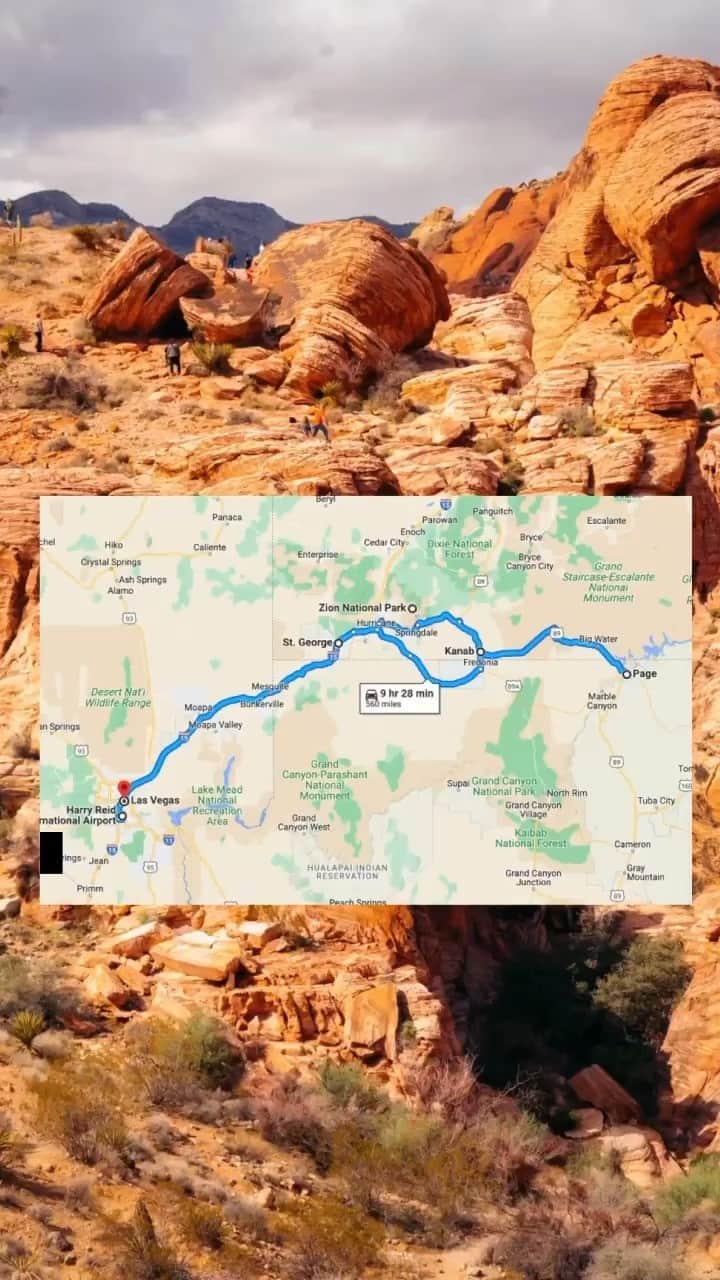 のインスタグラム：「It's desert season time 🙌 Come along with us and Gregory Ambassador Logan Reavis from @itsloganmarie to take a tour of Southern Utah 🌵   Featured pack: the new Juno 30 H20 in Mineral Yellow  Click the link in our bio to shop. 👆」
