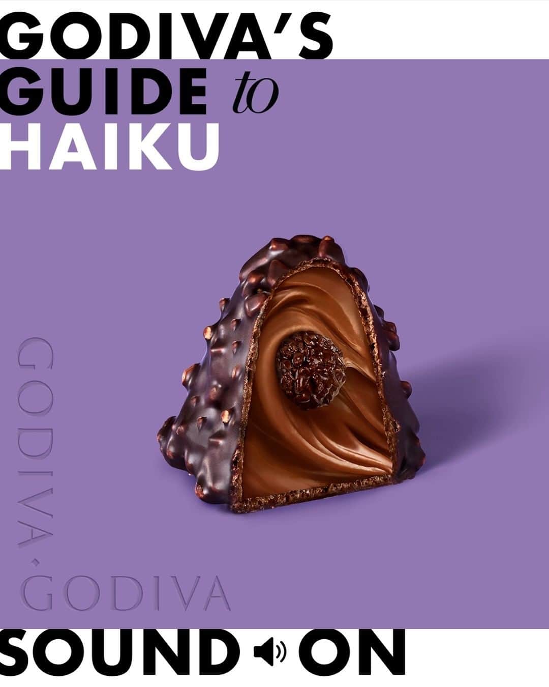 GODIVAのインスタグラム：「GODIVA is – poetically perfect – chocolate.  Write a haiku and tell us how you feel about GODIVA.」