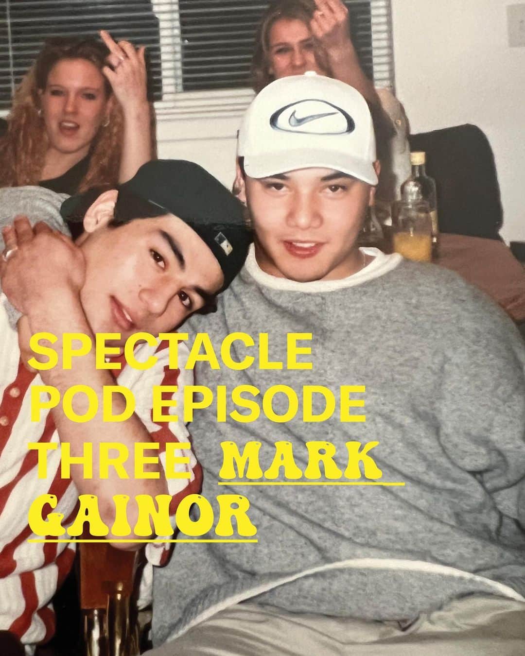 ジーエルシーオーのインスタグラム：「SPECTACLE PODCAST  Episode 3 featuring Mark Gainor - Garrett sits down with his long-time collaborator and GLCO Creative Director to chat about their decade long personal and professional relationship.」