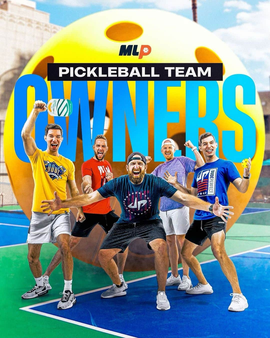 Dude Perfectさんのインスタグラム写真 - (Dude PerfectInstagram)「GAME. ON. 🔥 Excited to announce that we now own a professional pickleball team in MLP! Follow along at @dudeperfectpickleball and @majorleaguepb! 👀🤠」4月18日 4時39分 - dudeperfect