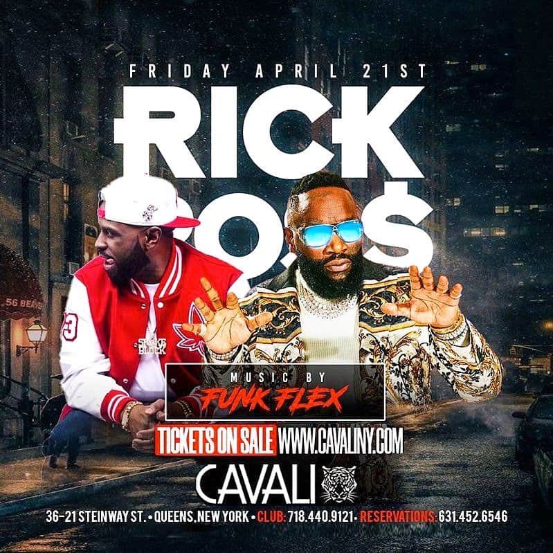 ファンクマスター・フレックスのインスタグラム：「IM THERE! GET READY! POW! BIRTHDAYS AND TABLES: @cavali_nyc   FUNKFLEX ON THE SET! BOOKING FUNKFLEX: LITDIGITALDJS@GMAIL.COM」