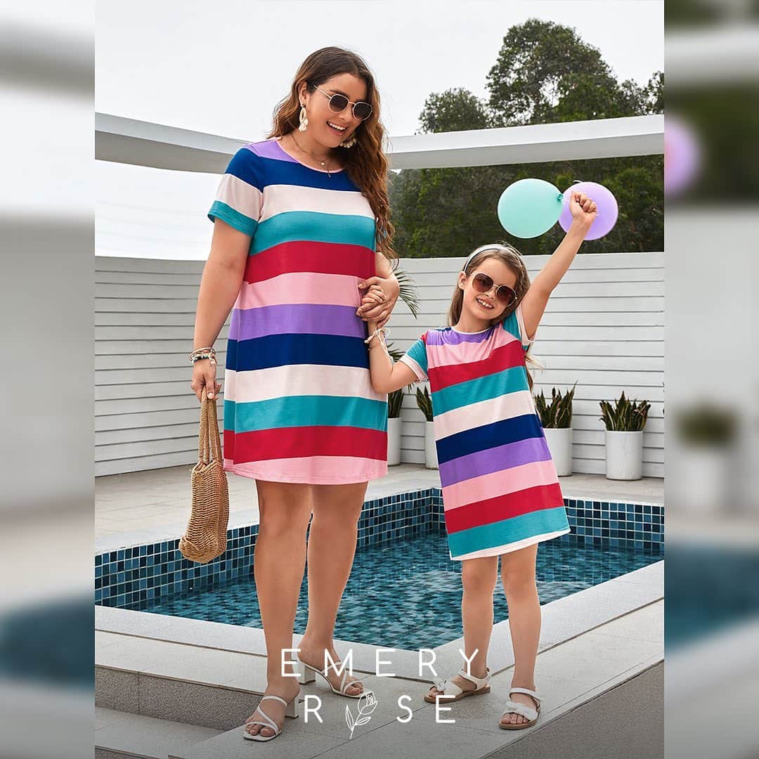 SHEINさんのインスタグラム写真 - (SHEINInstagram)「Make vacation memories magical in matching sets 👯💕🏝  🔎14218998 14221651 14404339 14218626 14345557 14262091 14262160  #plussize #curve #family #parent-child #EmeryRose」4月18日 10時04分 - sheinofficial