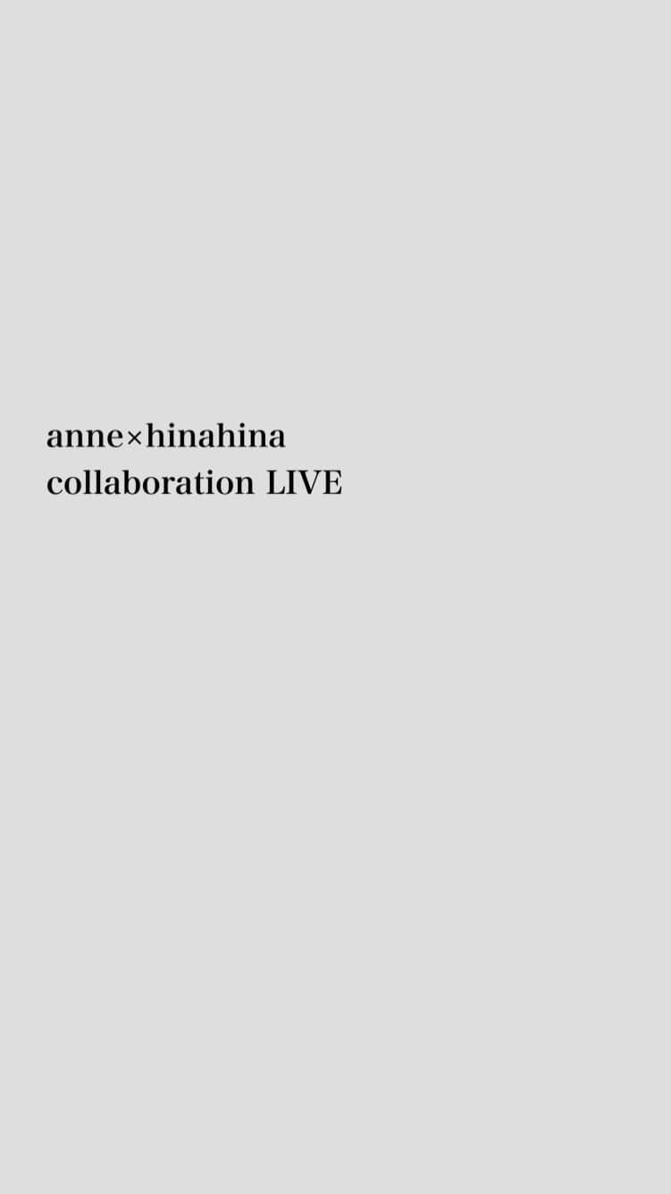 木口亜矢のインスタグラム：「@anne__jp  　　　× @hinahina.official.ec @maako_hinahina  本日のインスタライブです 新作も紹介してます☺︎」