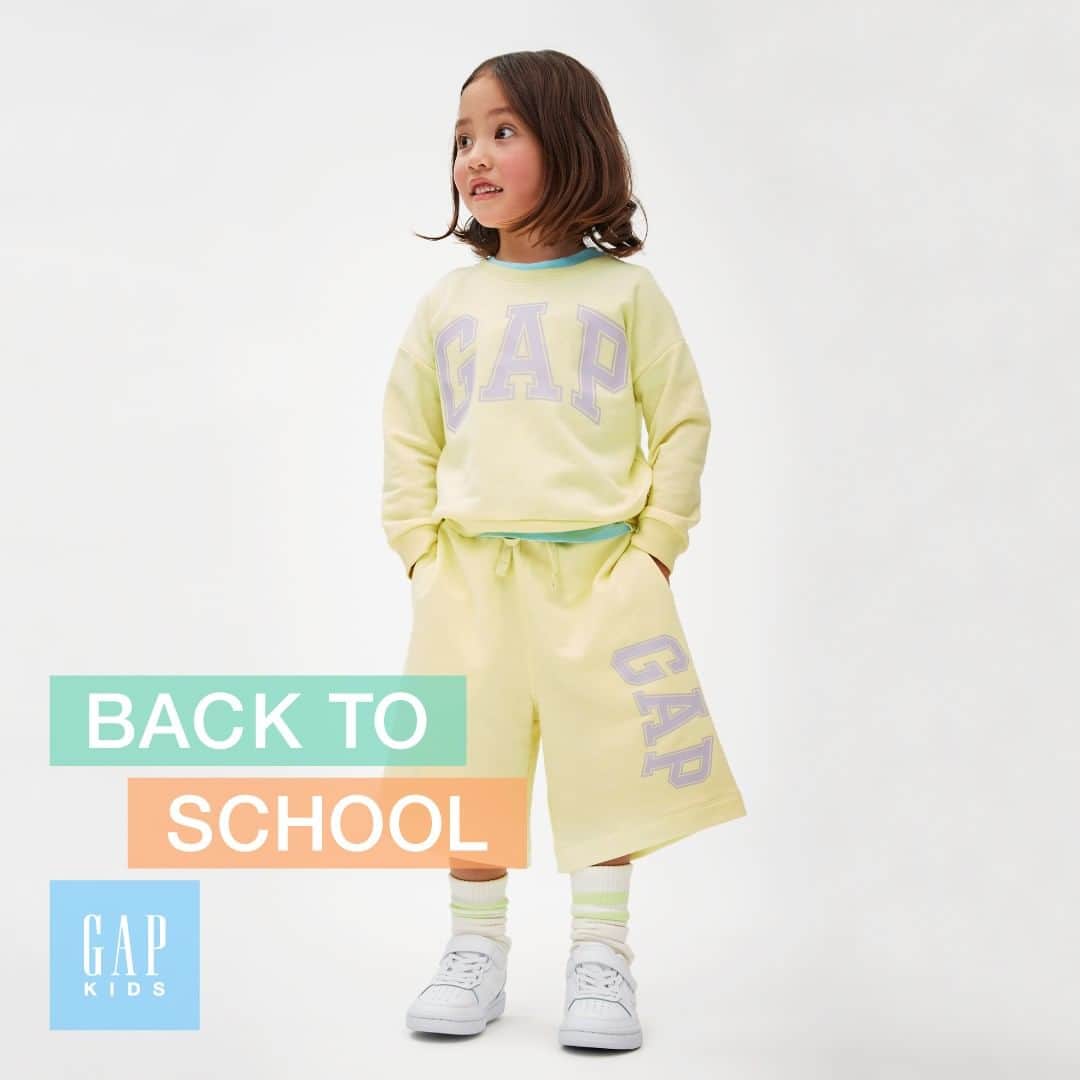 GapKids_jpさんのインスタグラム写真 - (GapKids_jpInstagram)「淡いレモンカラーが春らしいスウェットコーデ。ボトムスはオーバーサイズを選んでボーイッシュさを演出♪  KAI / ブラナンクラブ・モデルコンテスト 2022受賞  ＜着用アイテム＞ 57123703/Toddler Boy GAPロゴ スウェット・トレーナー 59529301/Toddler Boy グラフィックTシャツ 55983900/Kids Boy GAPロゴ プルオン ショートパンツ  #backtoschool #gapkids」4月18日 12時00分 - gapkids_jp