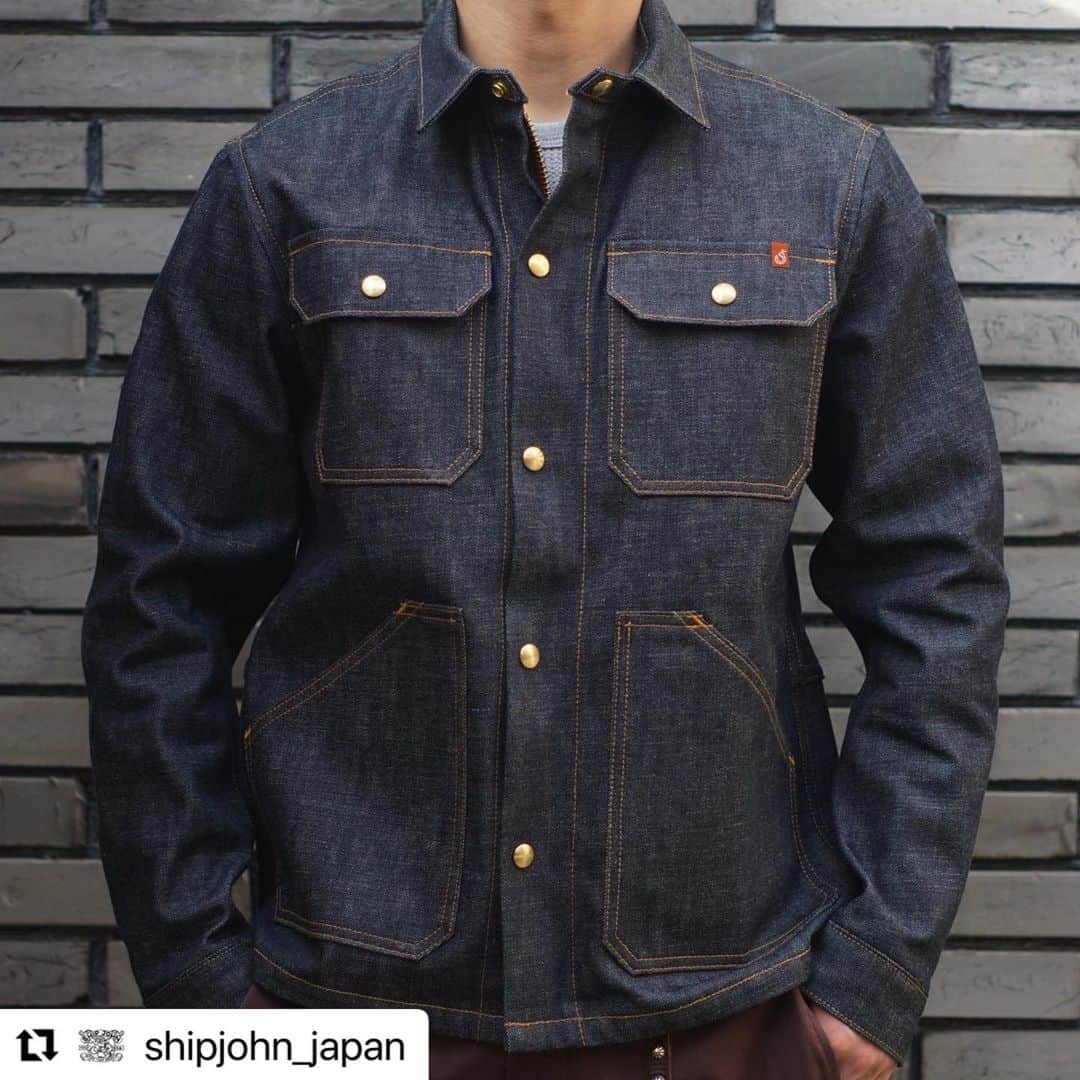 ウェスコさんのインスタグラム写真 - (ウェスコInstagram)「#Repost @shipjohn_japan with @use.repost ・・・ SHIP JOHN 2023 新作商品紹介〈LAST〉  ⚫︎Wills Jacket - Indigo Denim ⚫︎Patton Shirt - Chambray  商品に関する詳細はスタッフブログをご覧ください。 ・ 【Staff Blog】 https://wescojapan.blogspot.com/2023/04/ship-john-ship-john-2023-last.html?m=1 ・ @wesco_japan アカウントトップのURLからブログへリンクします。 ・ #willsjacket #indigo #denim #pattonshirt #chambray  #shipjohn #shipjohnjapan #wescojapan #madeinUSA #oregon #portland #workwear #workwearstyle」4月18日 12時26分 - wesco_japan