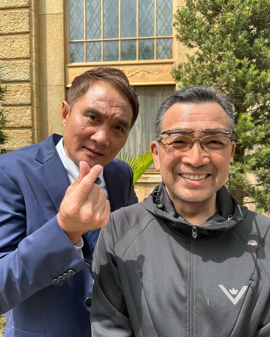 中野英雄のインスタグラム：「竹原慎二さんと撮影してました！  #instagood #enjoy #japan #Kobe #happy」