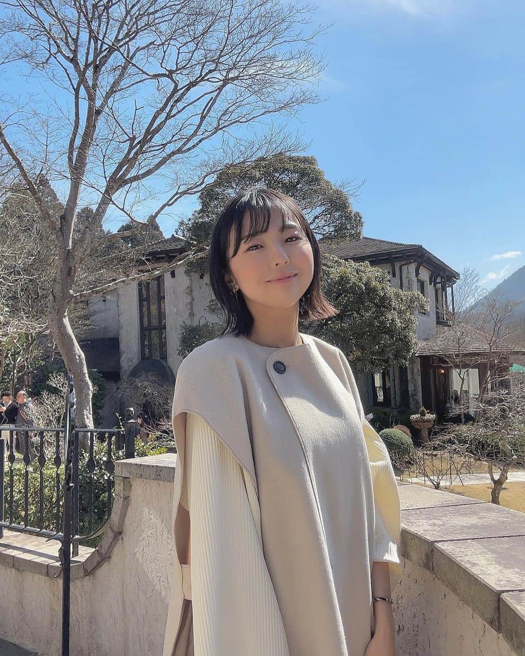 のインスタグラム：「一人旅in箱根 次はどこにいけるかな〜  #一人旅　#箱根　#aermaboutique」