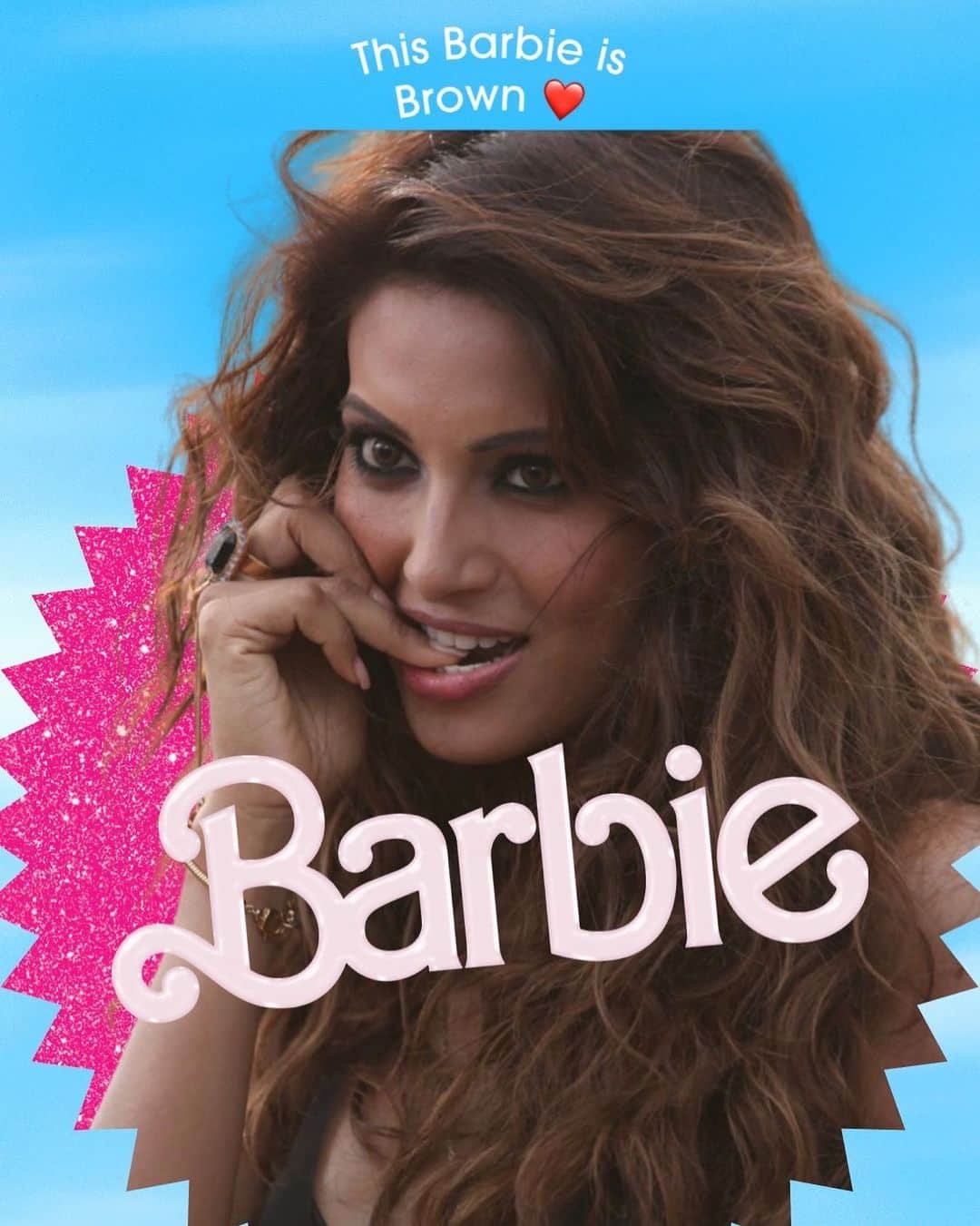 ビパシャ・バスーのインスタグラム：「Brown Barbie 😍」