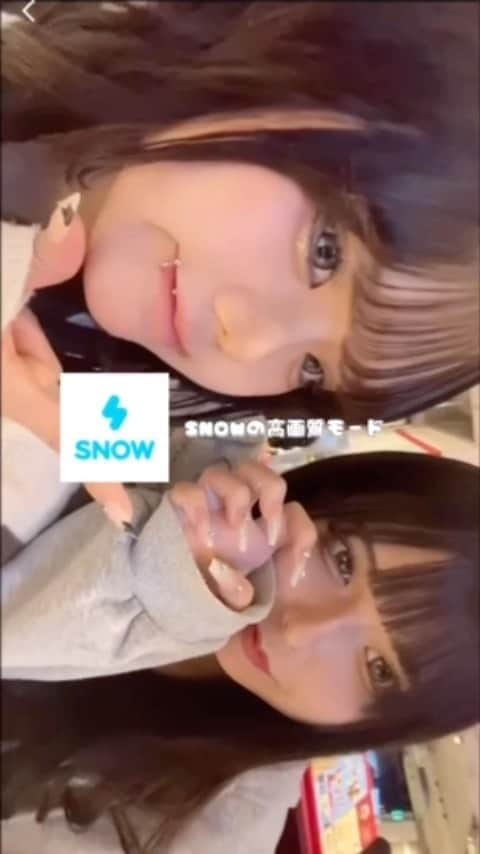 「SNOW」顔認識カメラアプリのインスタグラム