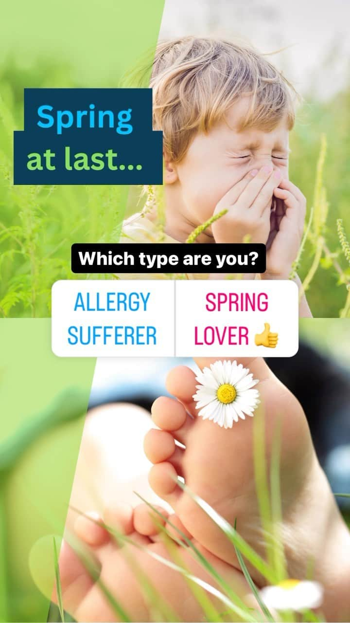 バイエルのインスタグラム：「Pollen is on the way! 🤧🌾🌼   As temperatures rise and the days get longer, most of us are drawn back outside. ☀🌡 However, not everyone can enjoy the first rays of sunshine and spring flowers. The trend is for higher pollen levels, leading to worsening allergy and asthma symptoms.   #hayfever #allergies #pollen #allergyseason #itchyeyes #sneezing #runnynose #allergylife #allergyrelief #allergysymptoms #allergyawareness #allergyfree」