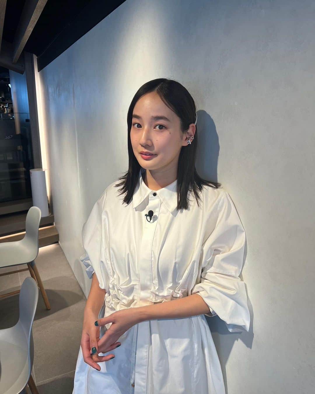 高嶋香帆のインスタグラム：「今日もお疲れ様でございましたっ  楽しい現場で終始笑かしてもろて🫶」