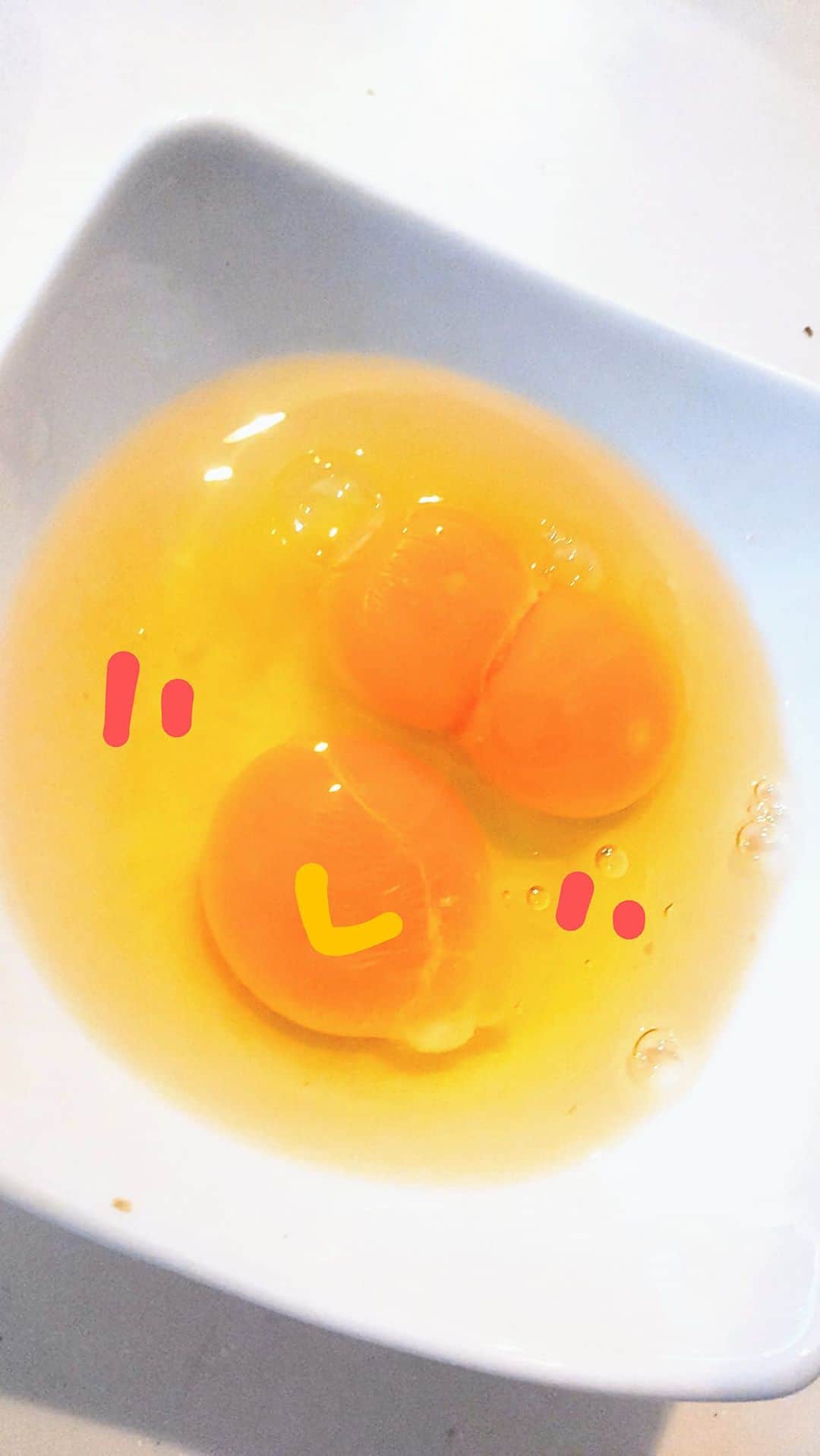 yukoさんのインスタグラム写真 - (yukoInstagram)「双子卵でたー🐣💕  あっ、上の2つね」4月18日 20時14分 - yuko_flipflap