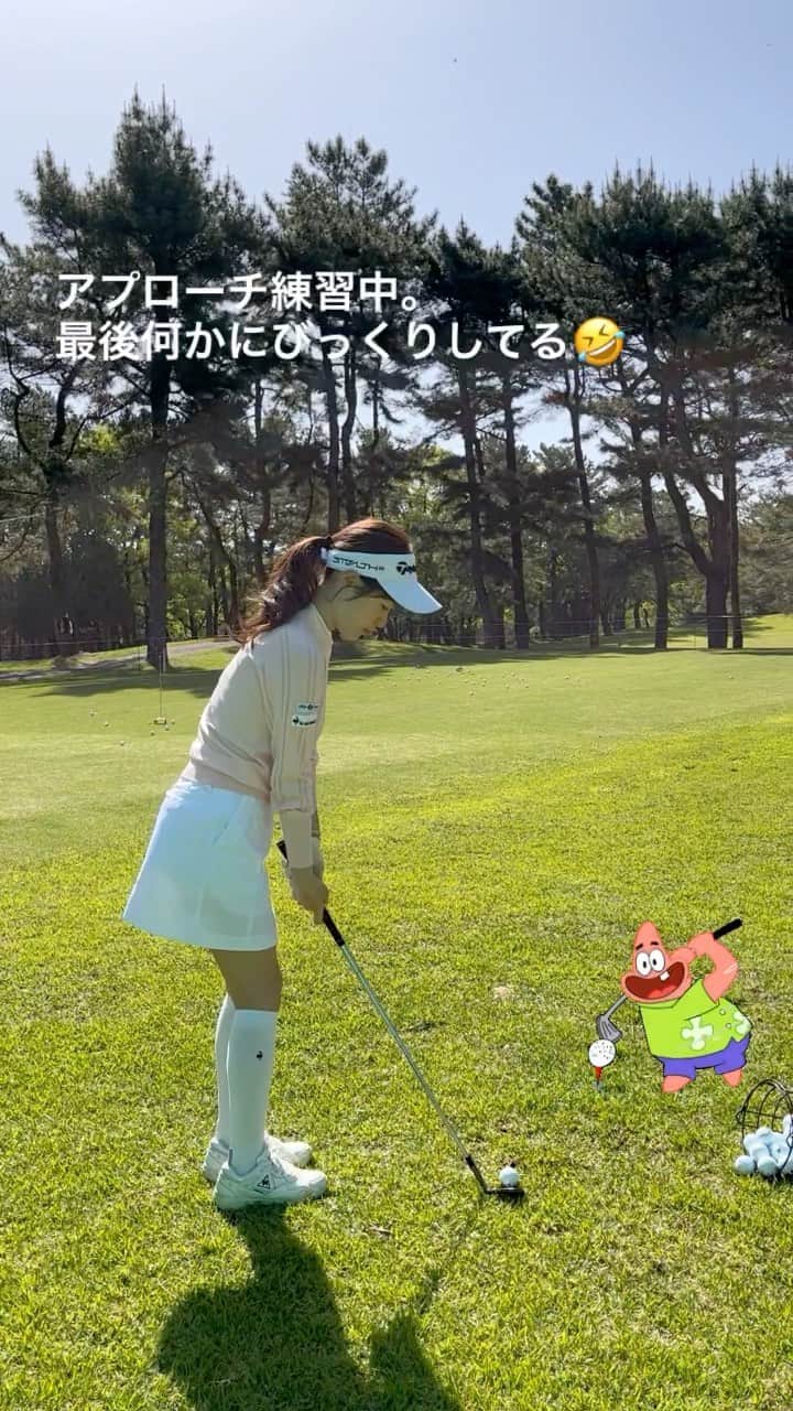 竹村真琴のインスタグラム：「* アプローチ大事⛳️ . . . #プロゴルファー #女子プロゴルファー #アプローチ #ショートゲーム」