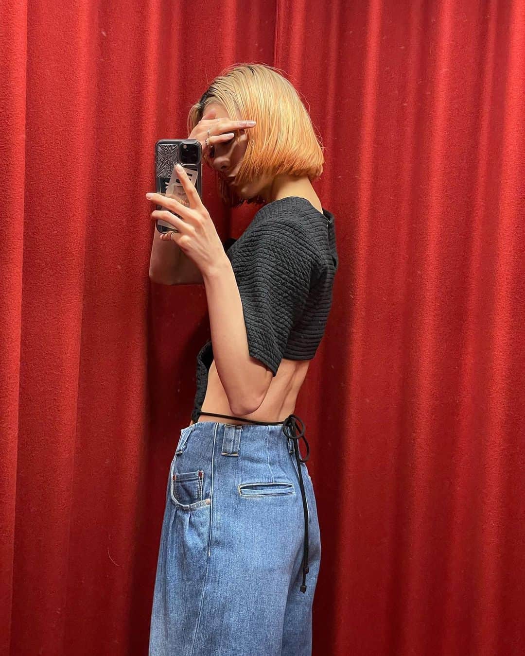 Yukano Nojiriのインスタグラム：「前から見たらそんなやけど、がっつり背中なのが好き、！ #teloplan」