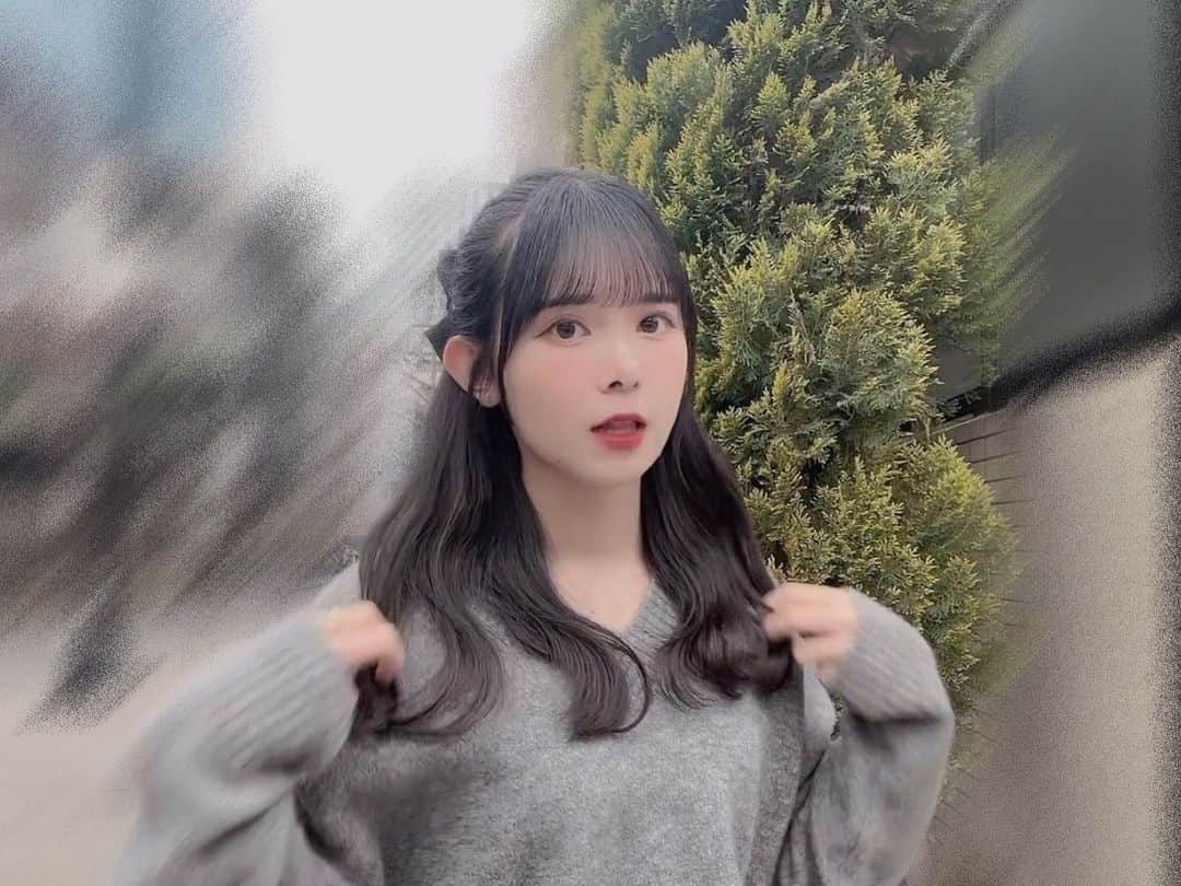 山﨑夢羽のインスタグラム：「． お話しありがとんっ   #BEYOOOOONDS #山﨑夢羽  #02 #お話会 #楽しかったね〜  #ハーフアップ #リボン #ウェーブ」