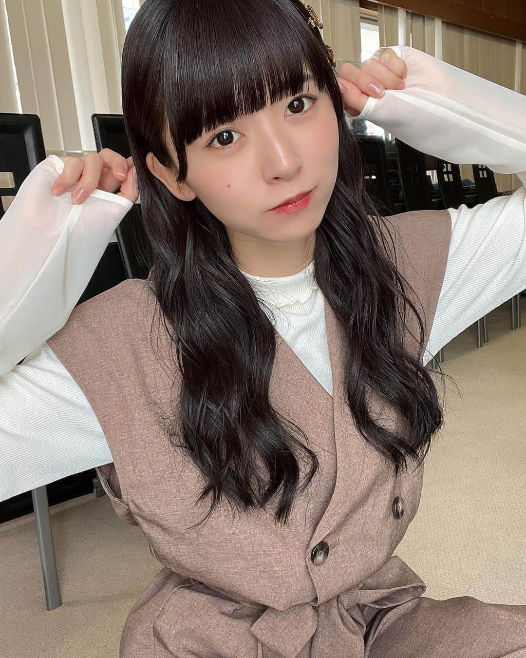 橋本美桜さんのインスタグラム写真 - (橋本美桜Instagram)「私服ちょっぴり大人っぽいのにしてみた。」4月18日 21時49分 - mio_ebichan