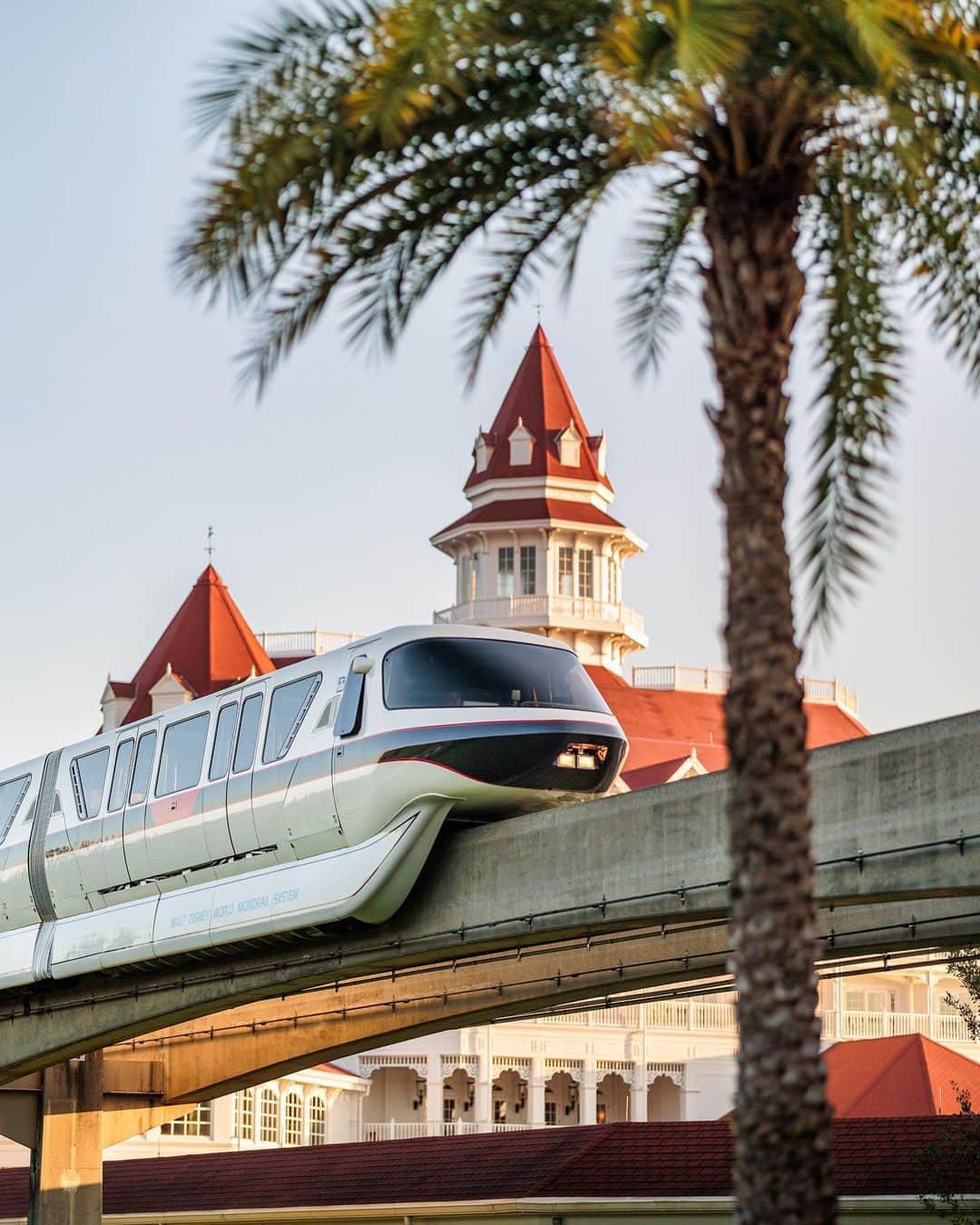 Walt Disney Worldのインスタグラム：「This #transportationtuesday is brought to you by the Walt Disney World Monorail System! 🚝 Where are you stopping first? (📸: @themeparkalex)」