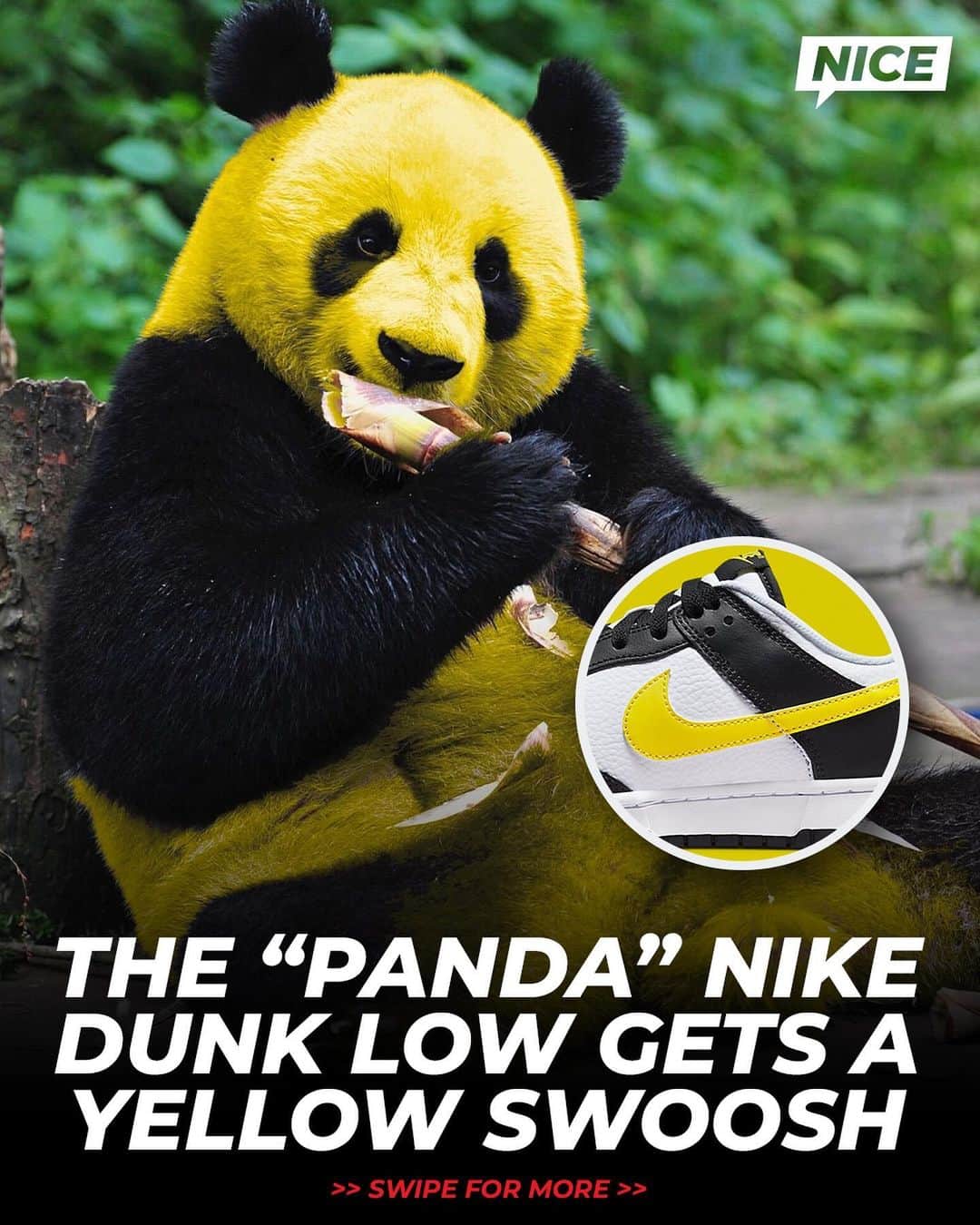 Nice Kicksさんのインスタグラム写真 - (Nice KicksInstagram)「“Add some yellow to it.” - Nike brainstorming ways to push even more Pandas probably 😭」4月19日 5時05分 - nicekicks