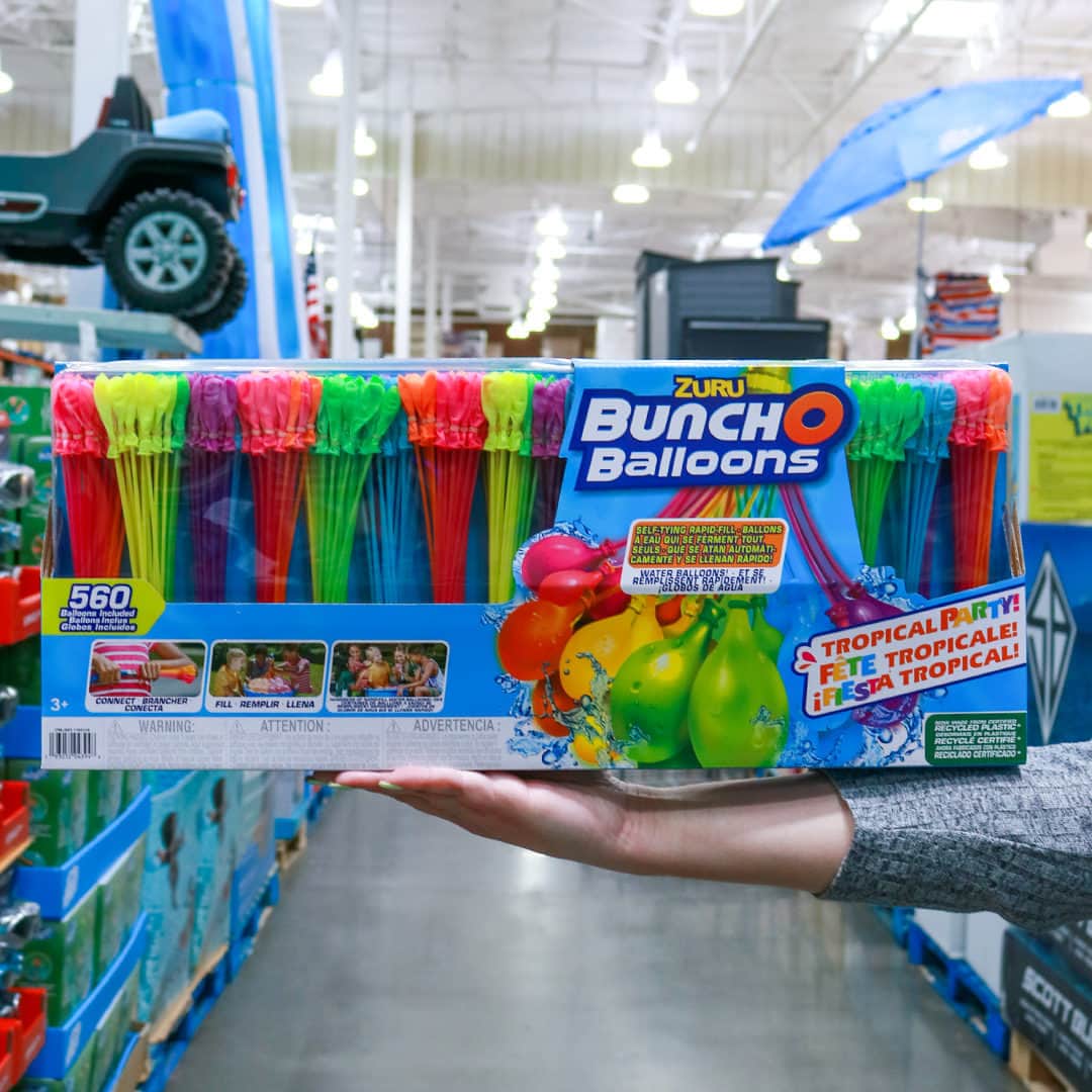 Costcoさんのインスタグラム写真 - (CostcoInstagram)「These water balloons are rapid-filling and self-sealing!  Available at select Costco warehouses: Zuru Bunch O Balloons 16pk」4月19日 7時00分 - costco