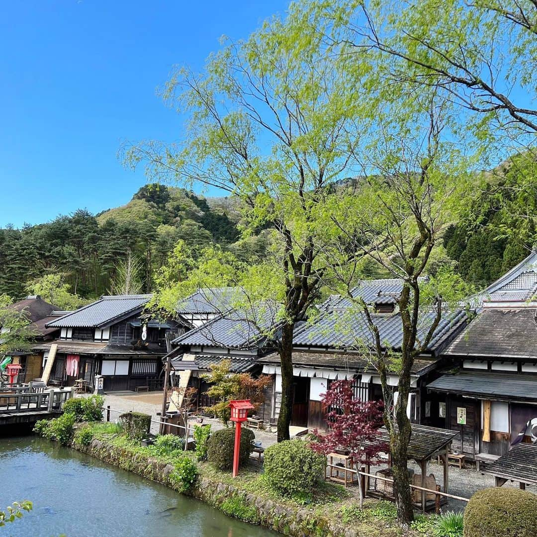 江戸ワンダーランド 日光江戸村のインスタグラム：「・ 新緑 | fresh green🌿 江戸は空気が名産品です。 Air is a specialty of Edo. ・　 ・ #edo #edowonderland #nikko  #新緑 #新緑の季節 #いざ江戸へドロン #江戸の風景 #春の江戸 #江戸人 #日光 #テーマパーク #江戸時代 #江戸ワンダーランド日光江戸村」