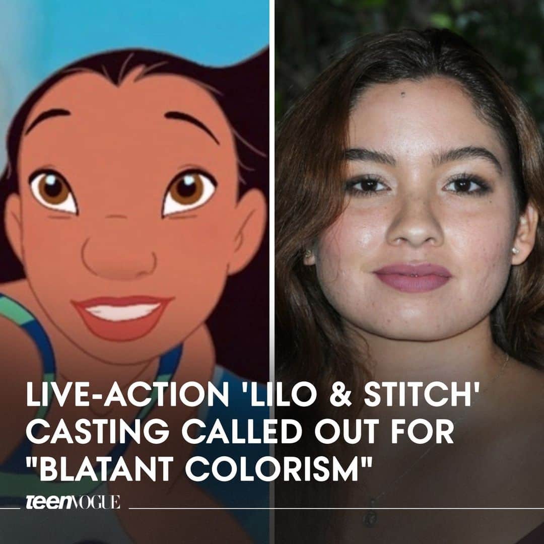 Teen Vogueさんのインスタグラム写真 - (Teen VogueInstagram)「A live-action version of the Disney movie #LiloandStitch is officially in the works, but many fans are not happy with the casting decisions given that the actors playing both Nani and David appear visibly lighter-skinned than their onscreen counterparts. For many Pacific Islanders, seeing Nani in the original Lilo & Stitch was an important moment of representation: "Darker-skinned Native Hawaiian/Pacific Islanders exist. Cast some," one Twitter user wrote. Read more on the casting decisions at the link in bio.   (📸: Everett Collection / Getty Images)」4月19日 8時00分 - teenvogue