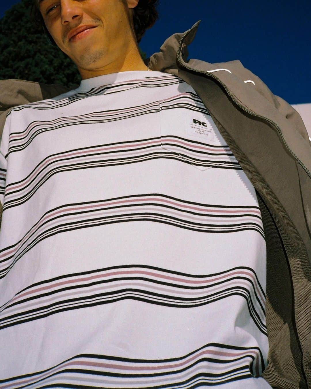 エフティーシーのインスタグラム：「FTC Pocket Stripe Longsleeve Top Releasing Online Thursday 4/20 at 10AM PST 🌆 Photos by @la_melancolia #ftc #ftcskateboarding #forthecity #ftcsanfrancisco #ftcjp #ftctokyo #ftcnagoya #ftcosaka #ftcspringsummer23」