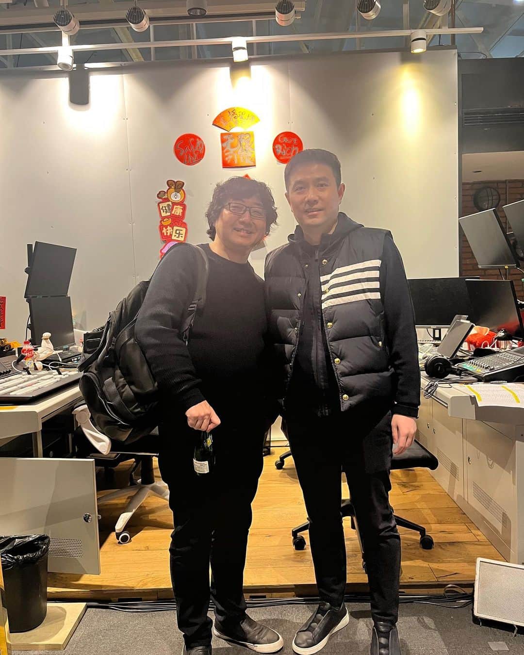 森川亮のインスタグラム：「中国1番インフルエンサーのオースティンの会社のCOOと。」