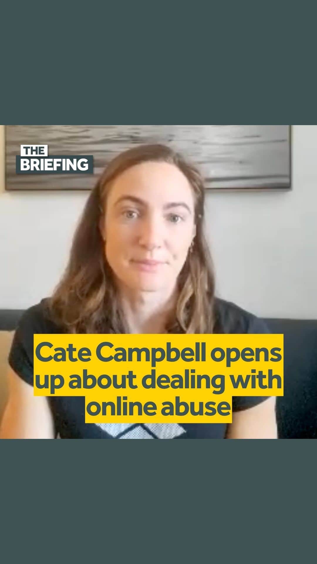 ケイト・キャンベルのインスタグラム：「Olympic swimmer @cate_campbell opens up to @katrinablowers about what it’s like being on the receiving end of daily online abuse. Link in bio to listen to the interview 🎧」