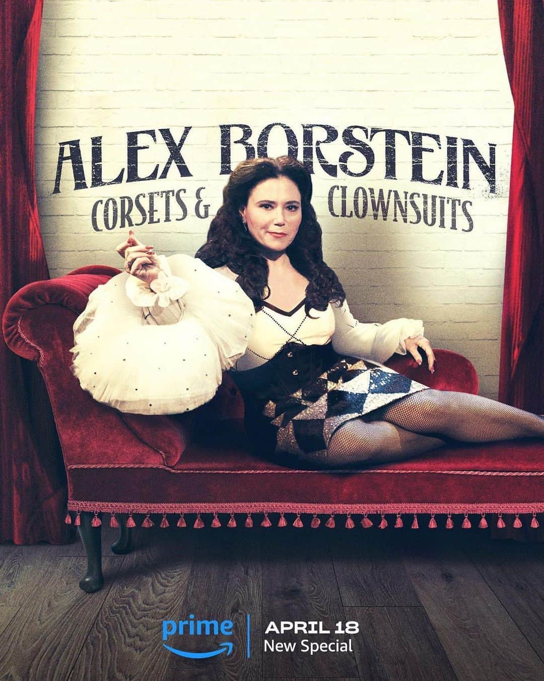ウィル・サッソのインスタグラム：「Check out my sister @alexborstein’s new special, Corsets & Clown Suits. Now streaming on @primevideo.」