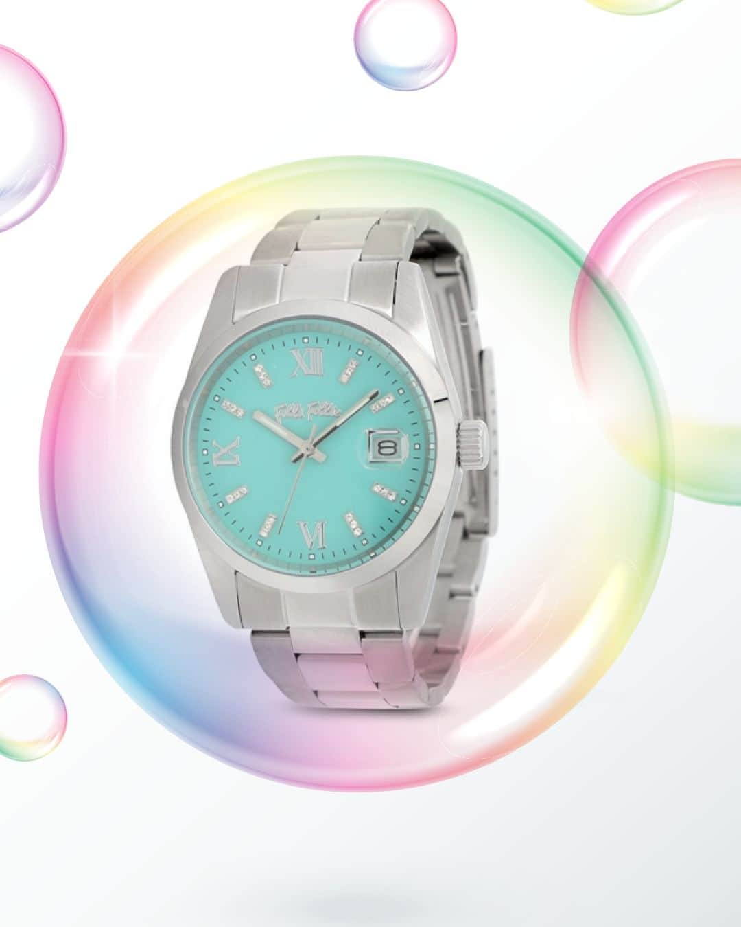 フォリフォリさんのインスタグラム写真 - (フォリフォリInstagram)「Ready to catch the summer breeze! Our All Time bracelet watch with turquoise dial will brighten up your look! Discover it now online.  #follifollie #myfollifollie #collection #2k23 #fashion #style #watchesofinstagram #watchesoftheday #watch #timepiece #AllTime」4月19日 21時00分 - follifollie