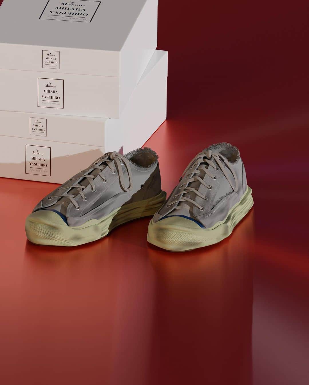 ベッドフォードさんのインスタグラム写真 - (ベッドフォードInstagram)「2nd Collaboration between @miharayasuhiro_official and @bed_j.w._ford  "BLAKEY" & "HANK" OG Sole Suede Sneakers  Launch on Saturday, April 22, 2023 【Maison MIHARA YASUHIRO】 - Official Online Store - Omotesando Hills - Isetan Mens Shinjuku  - Isetan Womens Shinjuku - Maison (MY) Labo. - MY Foot Products - Foreign stockists  【BED j.w. FORD】 - Official Online Store - Stockists  #BEDjwFORD #MaisonMIHARAYASUHIRO #BEDjwFORD_MMY  3D Graphic: @koseiakahoshi」4月19日 21時00分 - bed_j.w._ford