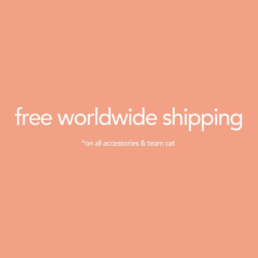 catinberlinのインスタグラム：「48 hours of free worldwide shipping starting right meow! Use code freeship. Valid on all bow-ties, bandanas, ties & team cat! Not valid on catnip toys.❤️ catinberlin.com」