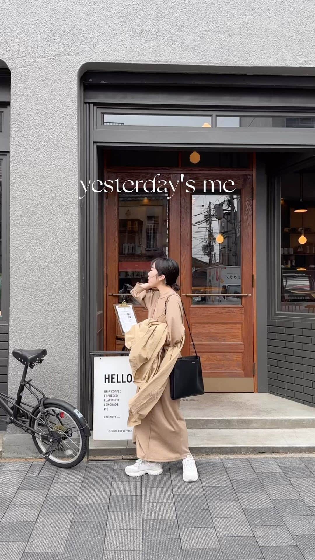 kannnaのインスタグラム：「昨日のワタシ👨🏻♡ ワンピースシルエットが めっちゃ綺麗で着やすいぞよ✌🏻」