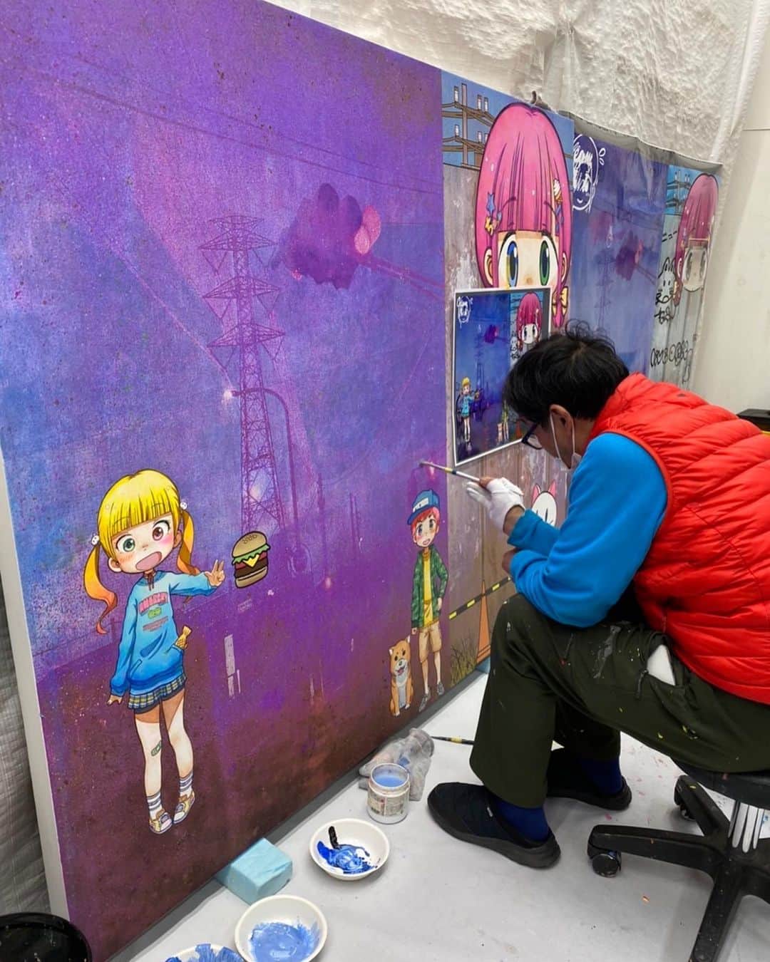 Mr.のインスタグラム：「For Taipei Dangdai 台北當代（タイペイダンダイ） @kaikaikikigallery」