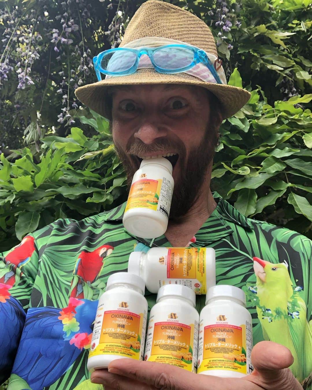 のインスタグラム：「Loving my Turmeric supplements from  @msquare_okinawa_japan  Keeping me smiling 😆❣️ #thanecamus #turmeric #healthy @msquare_okinawa_japan  #happy #blessed」