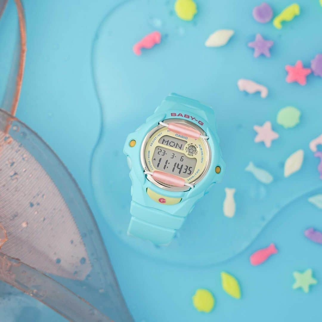 CASIO BABY-G Japan Officialさんのインスタグラム写真 - (CASIO BABY-G Japan OfficialInstagram)「カリブ海のカリマーという宝石をイメージしたカリビアンブルー💙20気圧防水なのでビーチアクティビティでも大活躍🙆‍♀️✨ . BG-169PB-2JF ¥12,650 *tax included . #BABY_G #babyg_jp #GSHOCK #G_SHOCK #watch #腕時計 #CASIO #レディースウォッチ #手元倶楽部 #手元くらぶ #腕時計くら部 #腕時計好き #春モデル #ビーチコーデ #春コーデ  #防水ウォッチ #防水機能 #おでかけコーデ #カリビアンブルー #BG169」4月19日 15時31分 - babyg_jp