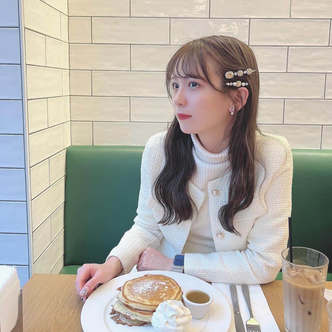 のインスタグラム：「パンケーキ食べた分運動しないと😖💦   #表参道  #カフェ  #パンケーキ」