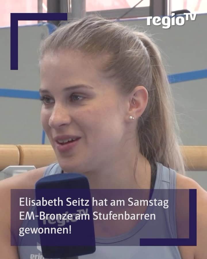 エリザベト・ザイツのインスタグラム：「„Man ist nur so alt wie man sich fühlt!“ @seitzeli gehört mit ihren 29 Jahren zu den „älteren“ Turnerinnen! Trotzdem hält sie das nicht davon ab, erfolgreich zu sein! Am Samstag gewann Eli EM-Bronze am Stufenbarren!!!」
