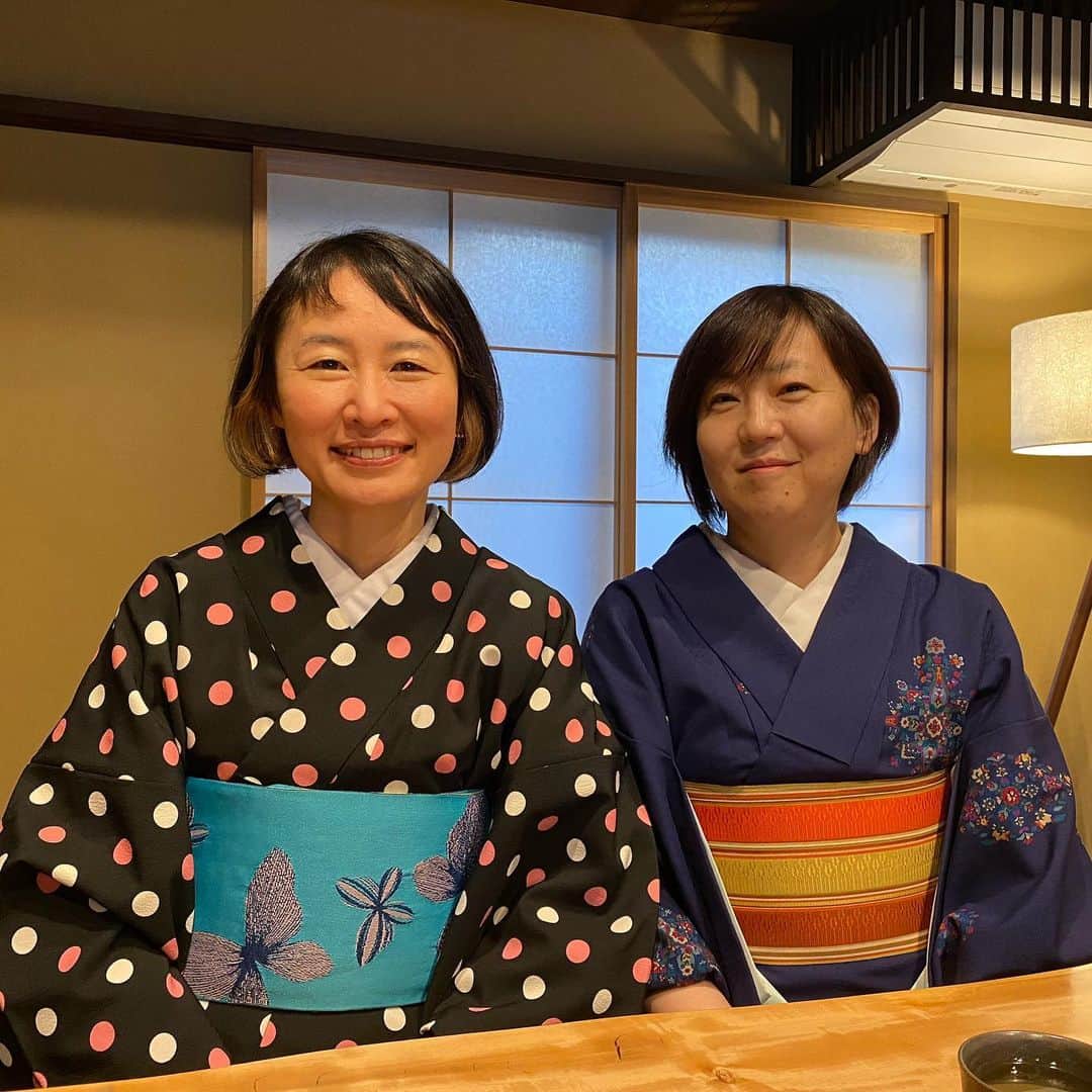 林千晶のインスタグラム：「飛騨の古川祭がいよいよ！ 麻子さんと私も着物に着替えて準備万端です〜  #古川祭」