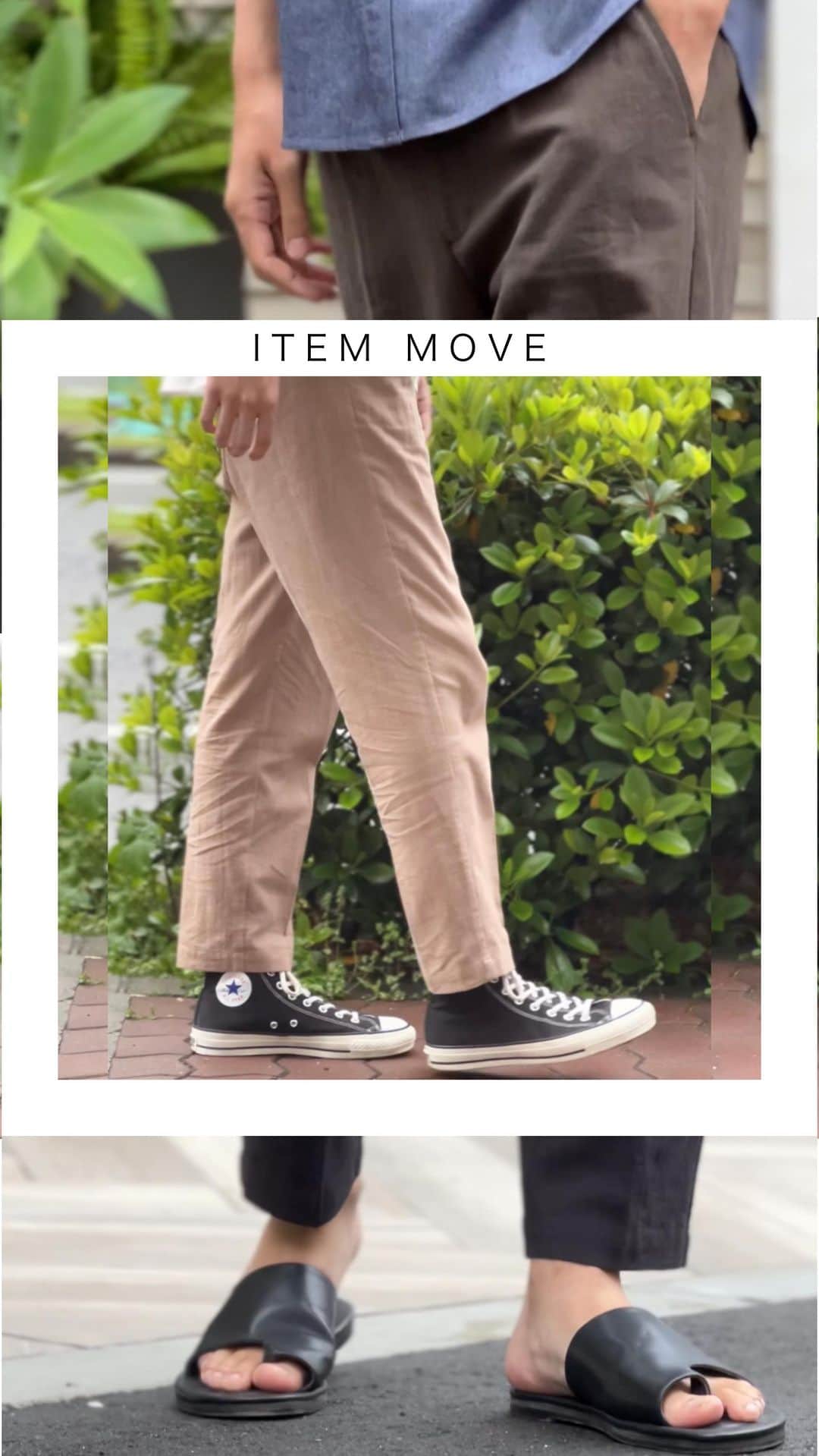 ROSSO MENのインスタグラム：「・  【 ITEM MOVE 】  《画面左下をタップすると商品詳細をご覧いただけます》  ーーーーーーーーーーーー  model : 185cm  【ITEM】　 リネンイージーテーパードパンツ カラー:KHAKI , BLACK , BEIGE サイズ : L  ￥12,100（tax in)  ーーーーーーーーーーーー  .  #urbanresearchrossomen#アーバンリサーチロッソメン#fashion #ファッション #ファッションコーデ  #春コーデ #大人カジュアル #きれいめカジュアル #大人カジュアルコーデ #きれいめカジュアルコーデ #ギフト #ギフトにおすすめ #おすすめギフト #リール #リール動画 #リネン #リネンパンツ」
