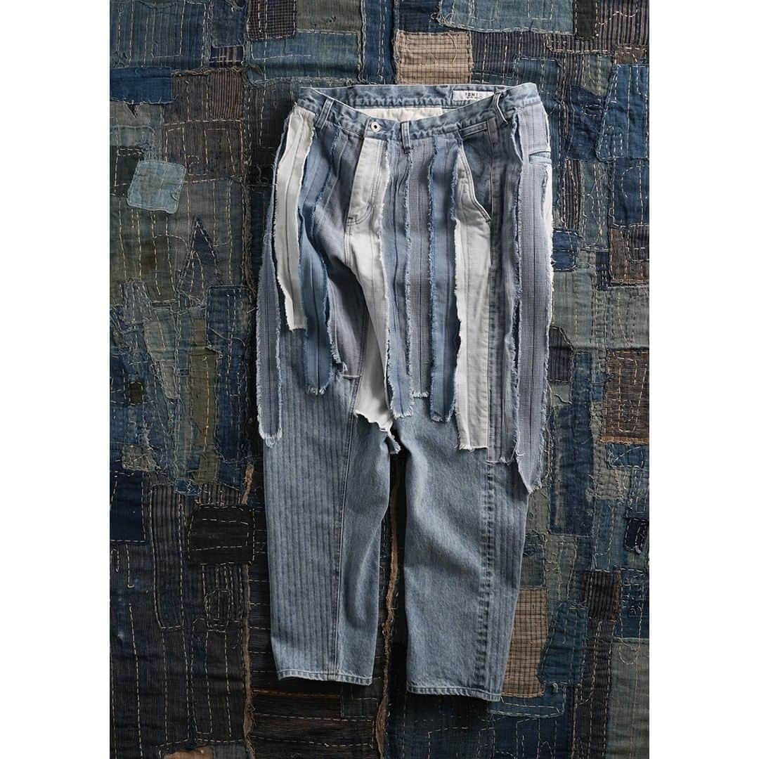 ファンダメンタルアグリーメントラグジュアリーのインスタグラム：「#FDMTL #2023SS collection OBI-STRIP PANTS」