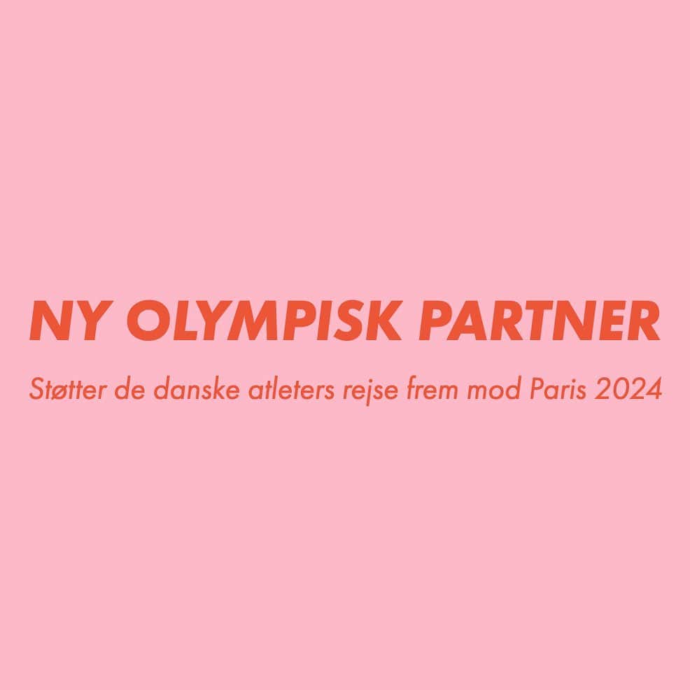 イダ・カーストフのインスタグラム：「Stor nyhed! Danish Crown er ny olympisk partner og vil støtte min og de andre danske atleters rejse frem mod OL i Paris 2024.  #olympiskpartner #teamDanishcrown #madgørenforskel #ingenvinderalene」