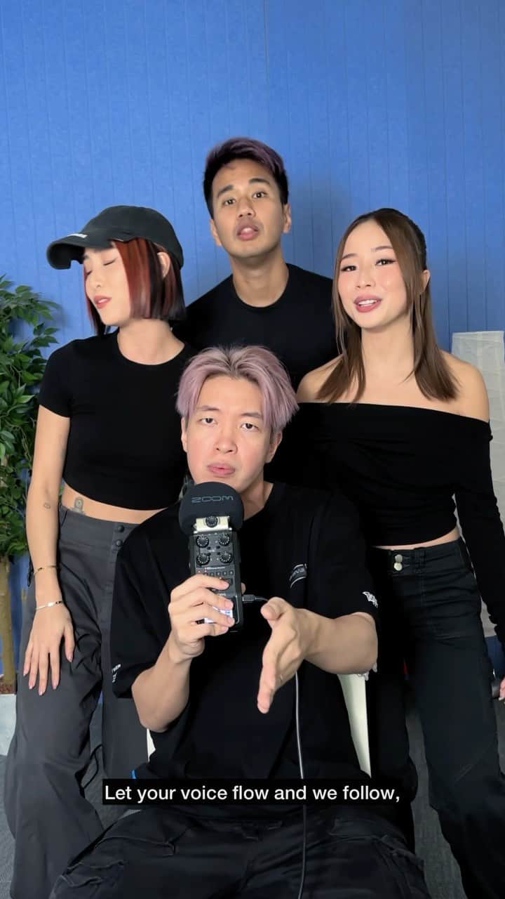 ソニアのインスタグラム：「Name this new band 🫣 Score epic treats by tuning in to @joakimgomez and I, 24 to 28 April on @987fm 6-10am, & answer some easy questions about the new Strepsils music video!   Hint : One of the questions may be about triggers of a sore throat!   Speaking of triggers, mine are late nights and singing karaoke too much 🥵 catch the reel on Strepsils Singapore Facebook now!   #BeVoiceReady #Strepsils #Worldvoiceday」