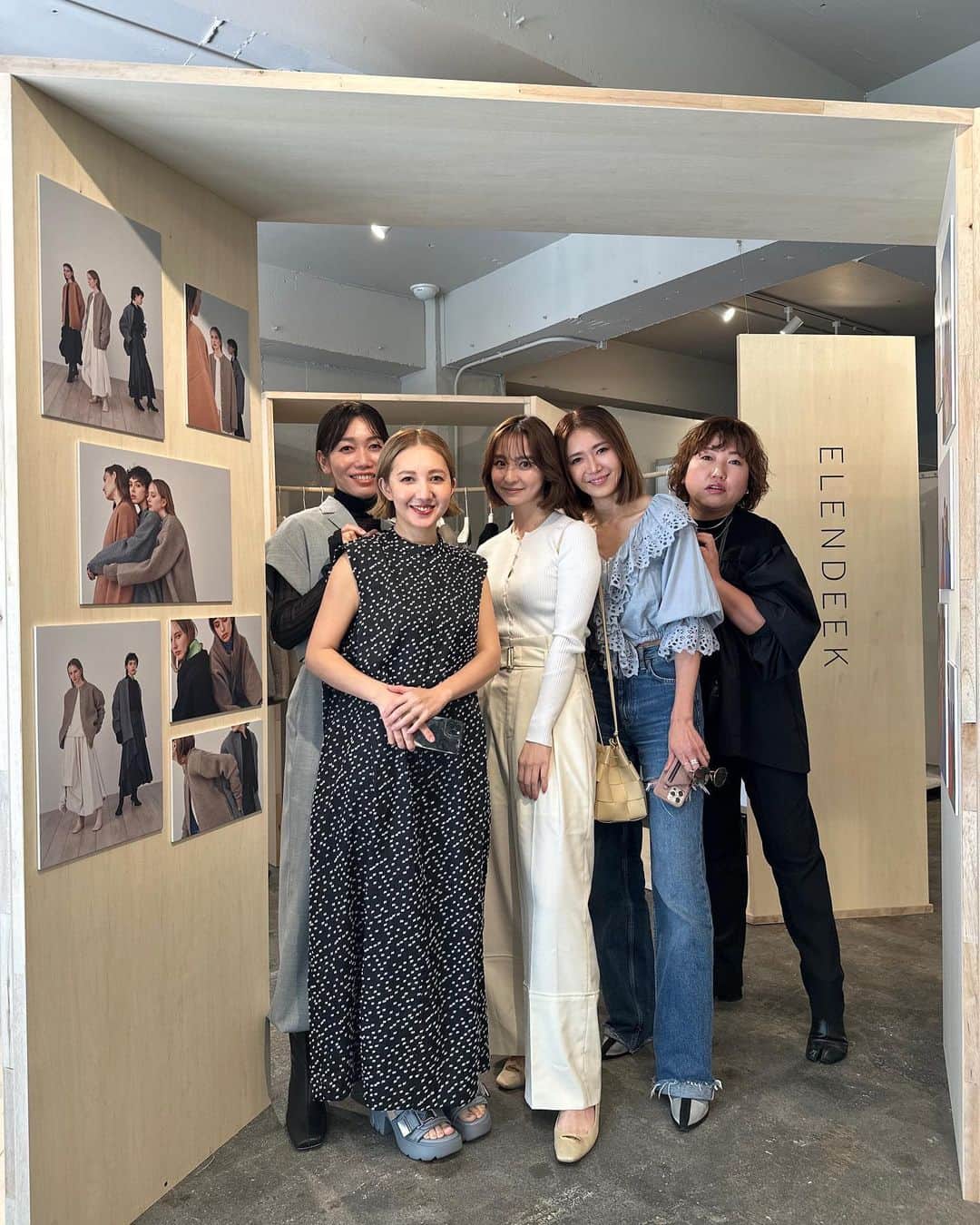篠田麻里子のインスタグラム：「今日は暖かい日だったね🌞  @elendeek  の去年ずっと着てたニットベビーピンク出てた♡  今日は気分はイエローでした😍💕」